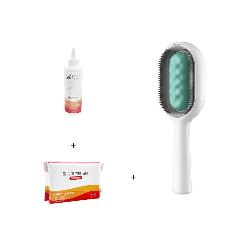 Pet Grooming Brush For Dematting And Fur Removal Tool