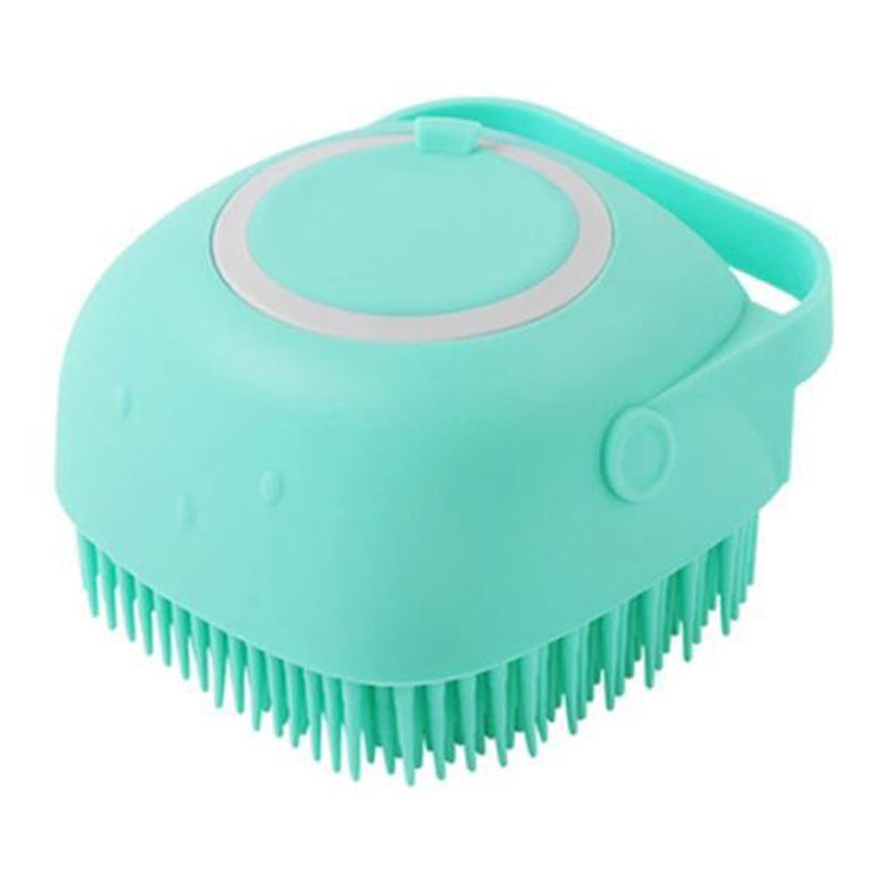 Pet Silicone Bath Massage Grooming Brush