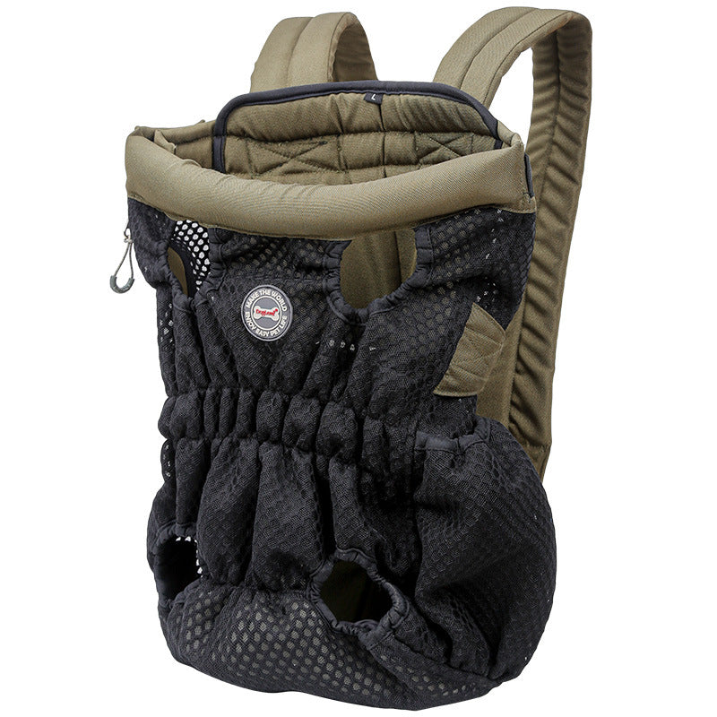 Breathable Mesh Pet Carrier Backpack For Outdoor Travel