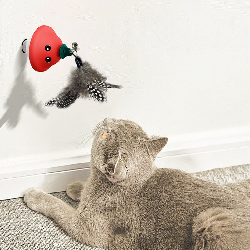 Retractable Suction Cup Wand Pet Exercise Teaser Toy