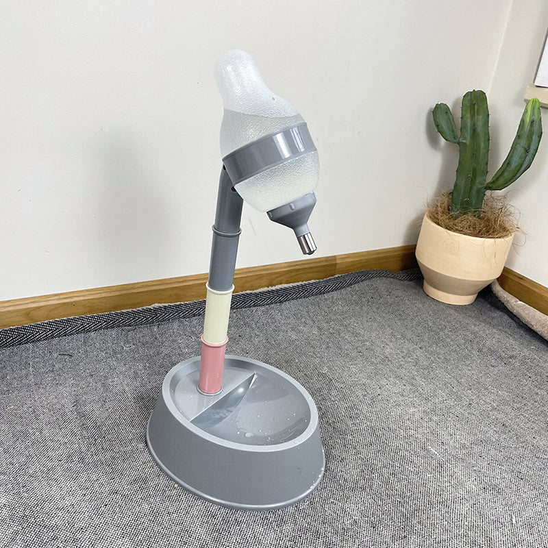 Automatic Pet Water Dispenser Adjustable Stand Bowl Set