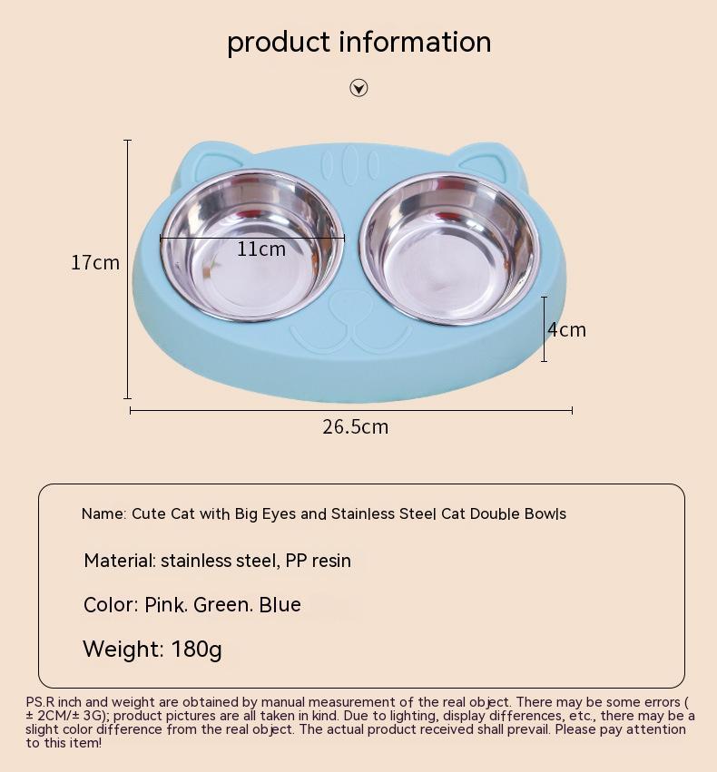Pet Feeding And Water Bowl Rice Basin Dish