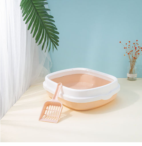 Large Detachable Anti-Splash Litter Box