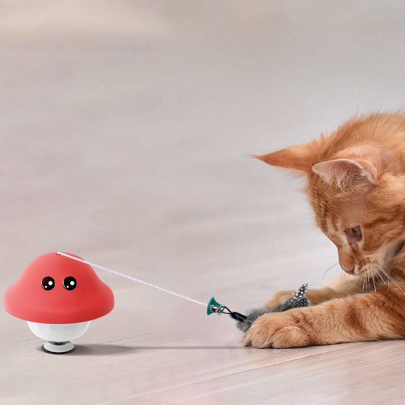 Retractable Suction Cup Wand Pet Exercise Teaser Toy