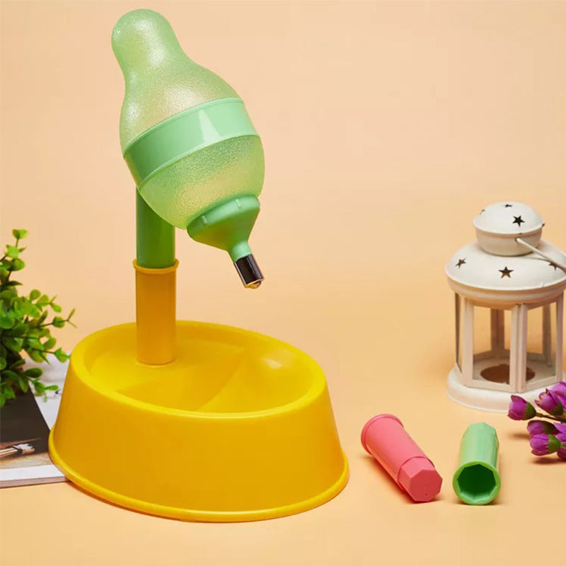 Automatic Pet Water Dispenser Adjustable Stand Bowl Set