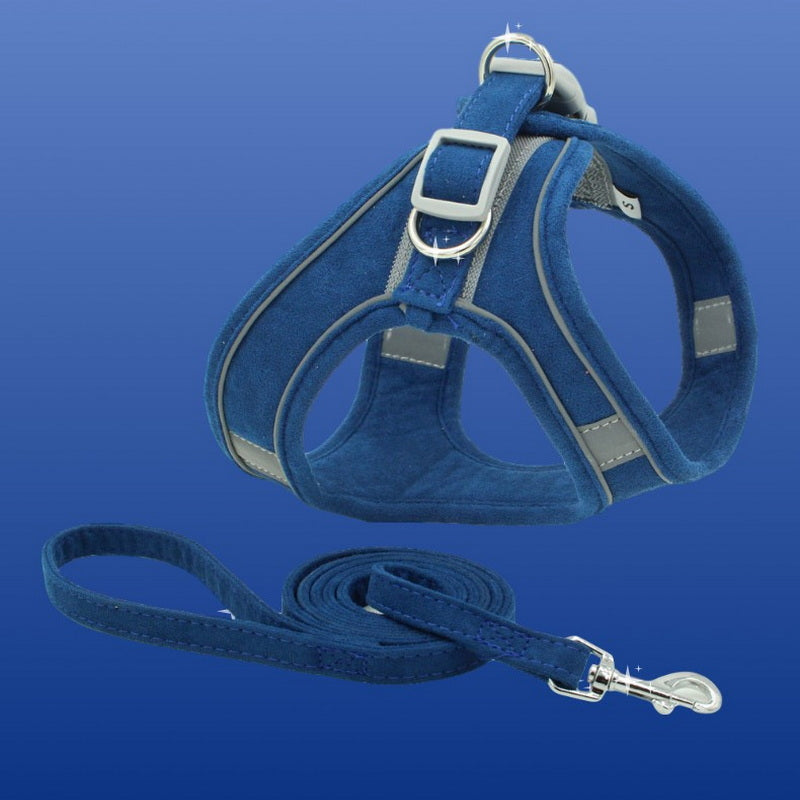 Vest Style Pet Chest Harness And Leash Set