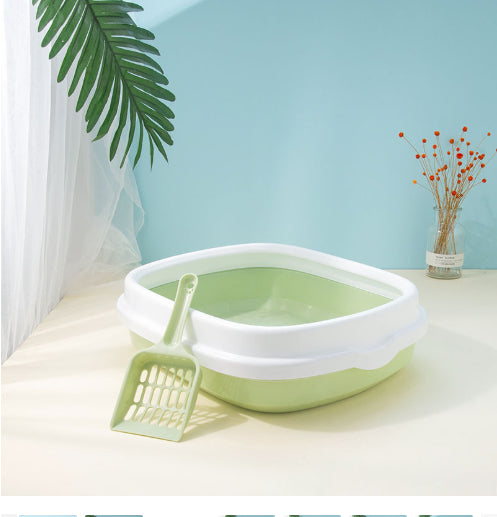 Large Detachable Anti-Splash Litter Box