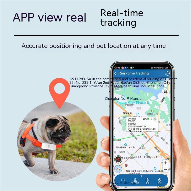 4G GPS Anti-Lost Waterproof Positioning Collar