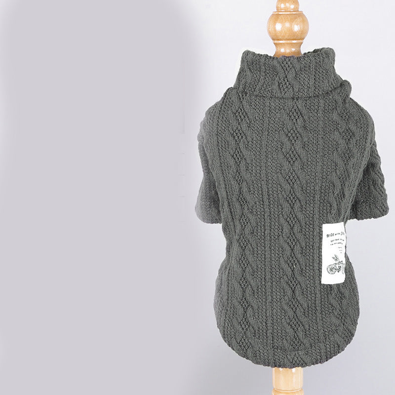 Pet Sweater Warm Clothing Apparel Knit Wear