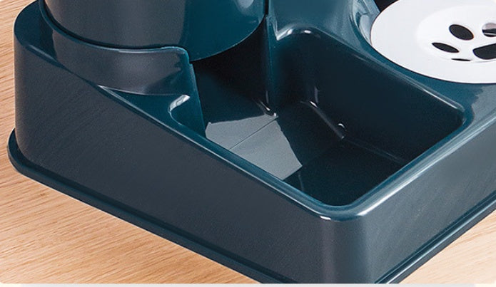 Automatic Pet Food And Water Feeding Bowl Dispenser