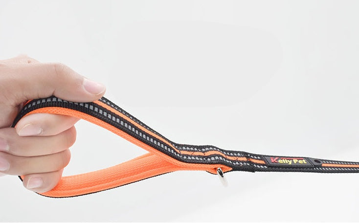 Nylon Retractable Pet Leash Strong Durable Assist Handle