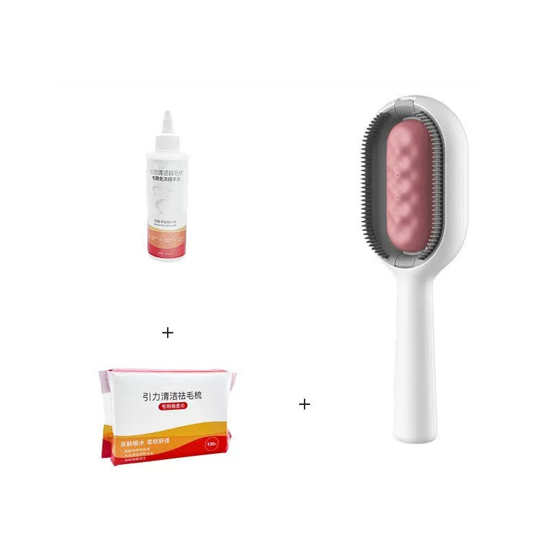 Pet Grooming Brush For Dematting And Fur Removal Tool