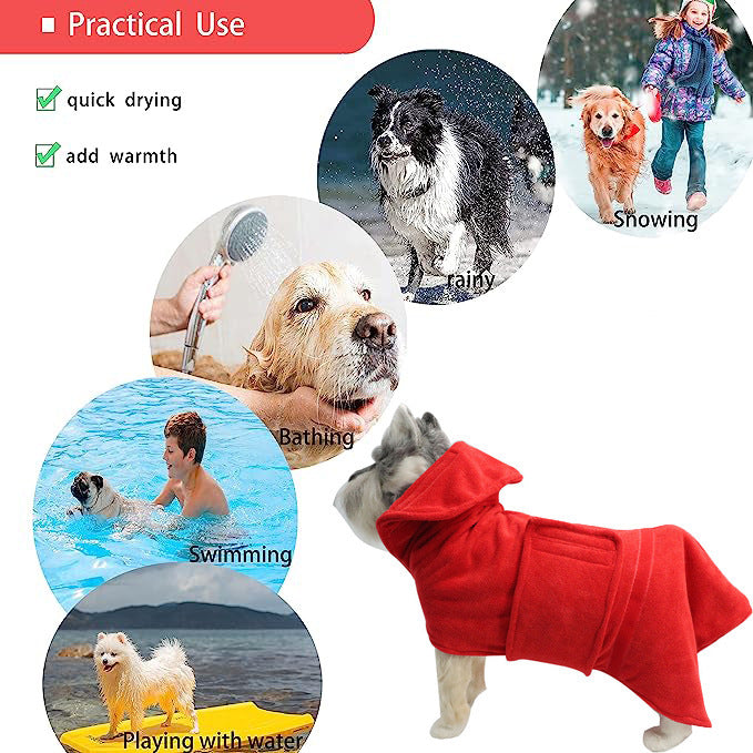 Pet Super Absorbent Quick Dry Bath Towel Microfiber