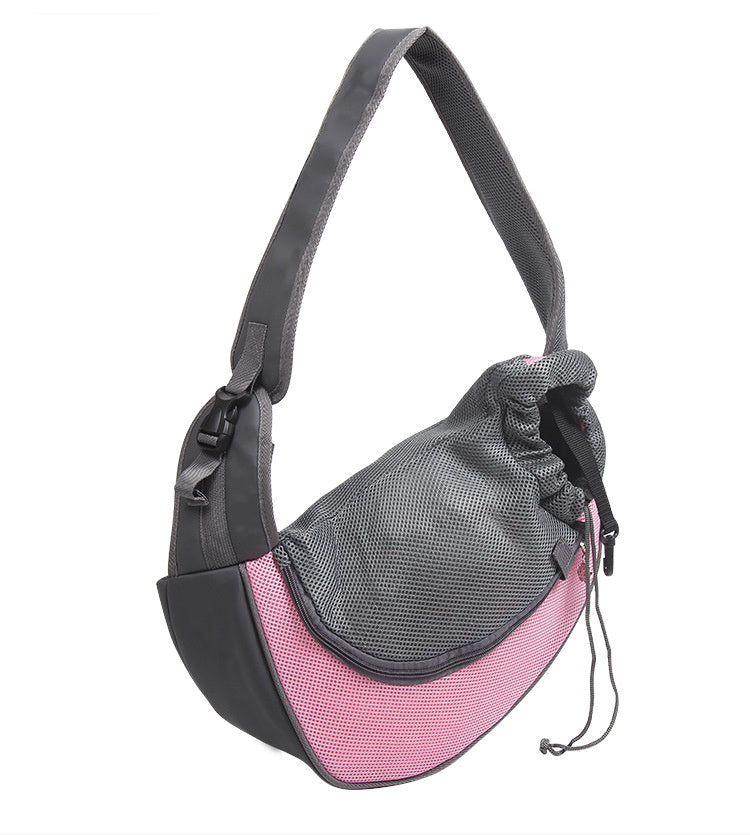 Mesh Oxford Pet Carrier Shoulder Bag Lightweight Travel Tote