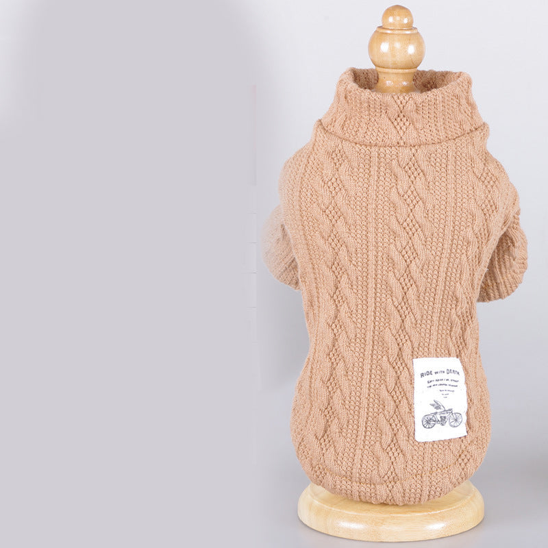 Pet Sweater Warm Clothing Apparel Knit Wear