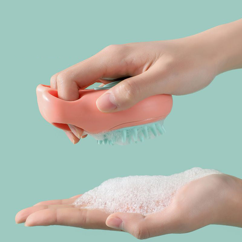Pet Bath Massage Brush Comb Claw Cleaning Grooming Tool