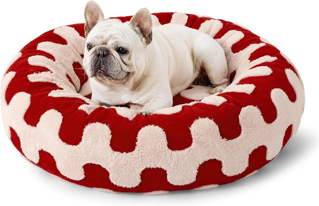 Round All Season Warm Pet Sleeping Bed Cushion