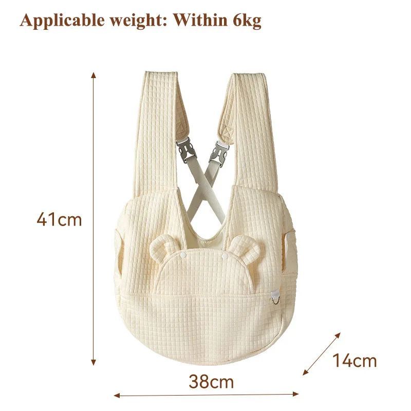 Breathable Pet Backpack Carrier Cross Chest Design For Travel