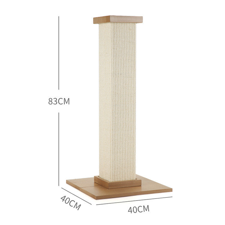 Sisal Roman Column Pet Scratching Post Interactive Toy