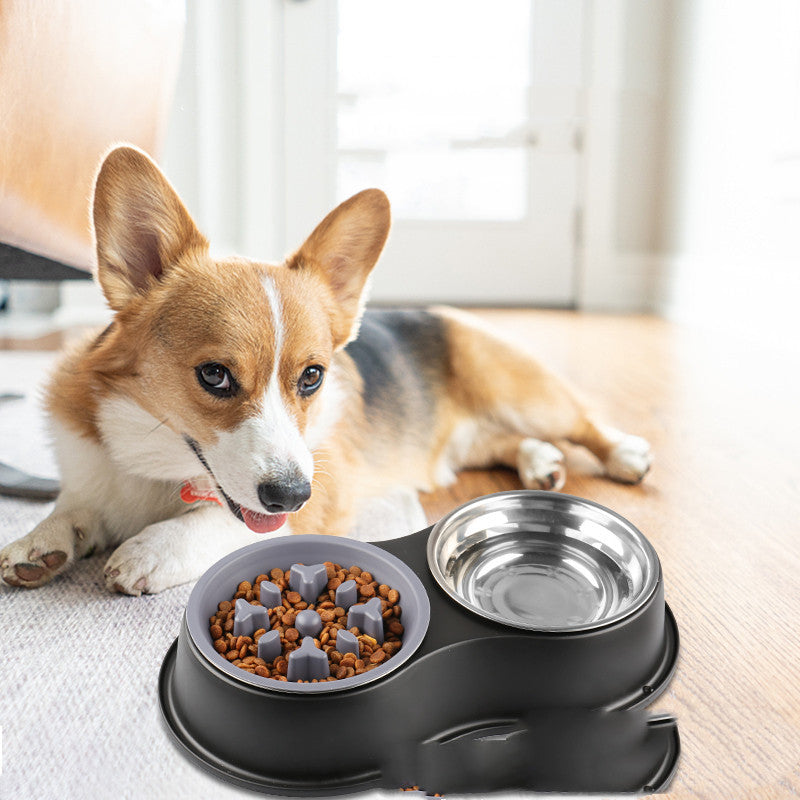 Removable Pet Slow Feeding Bowl For Pets Food Dish