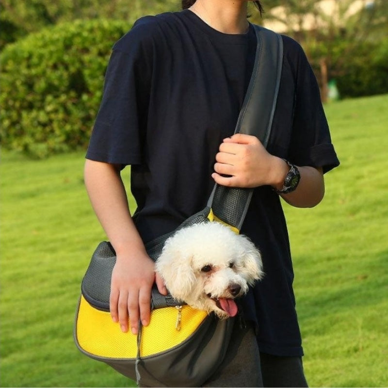 Mesh Oxford Pet Carrier Shoulder Bag Lightweight Travel Tote