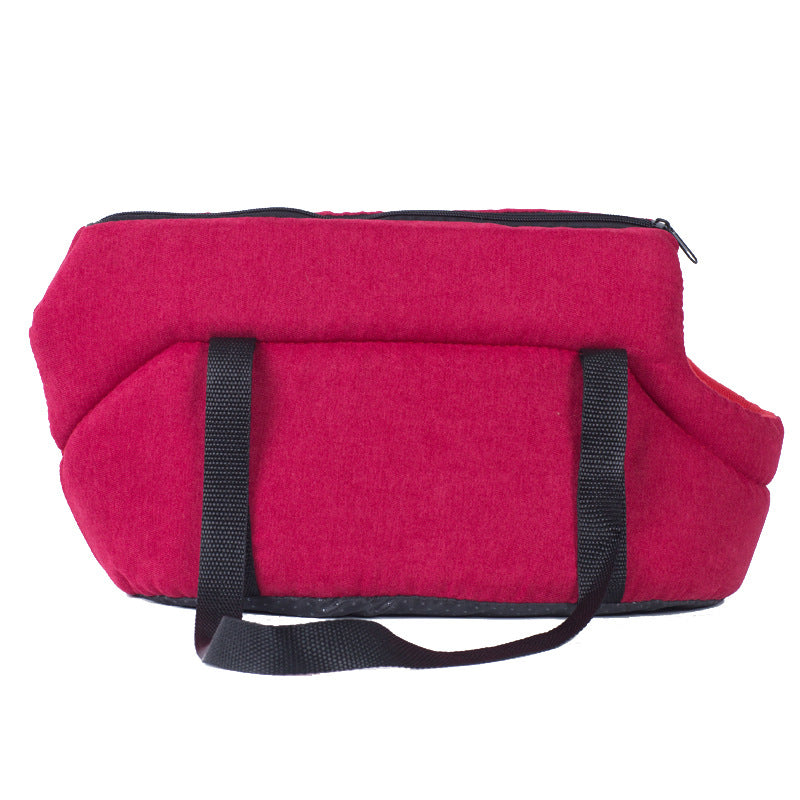 Breathable Foldable Pet Carrier Handbag For Travel Transport