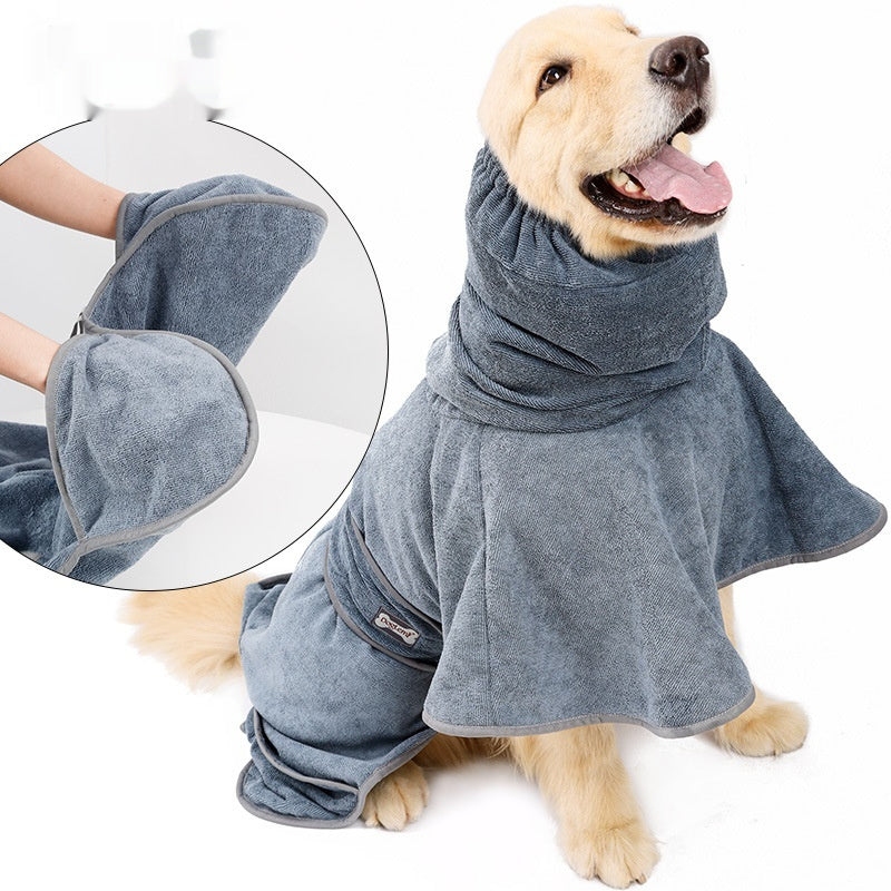 Pet Cotton Bath Towel Strong Absorbent Quick Drying