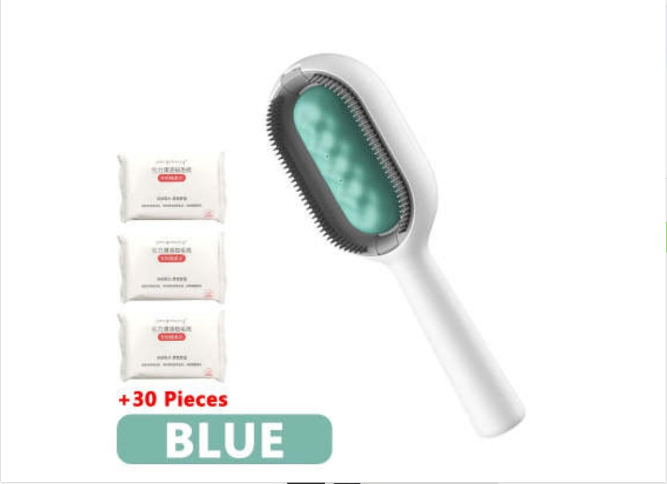 Pet Grooming Brush For Dematting And Fur Removal Tool