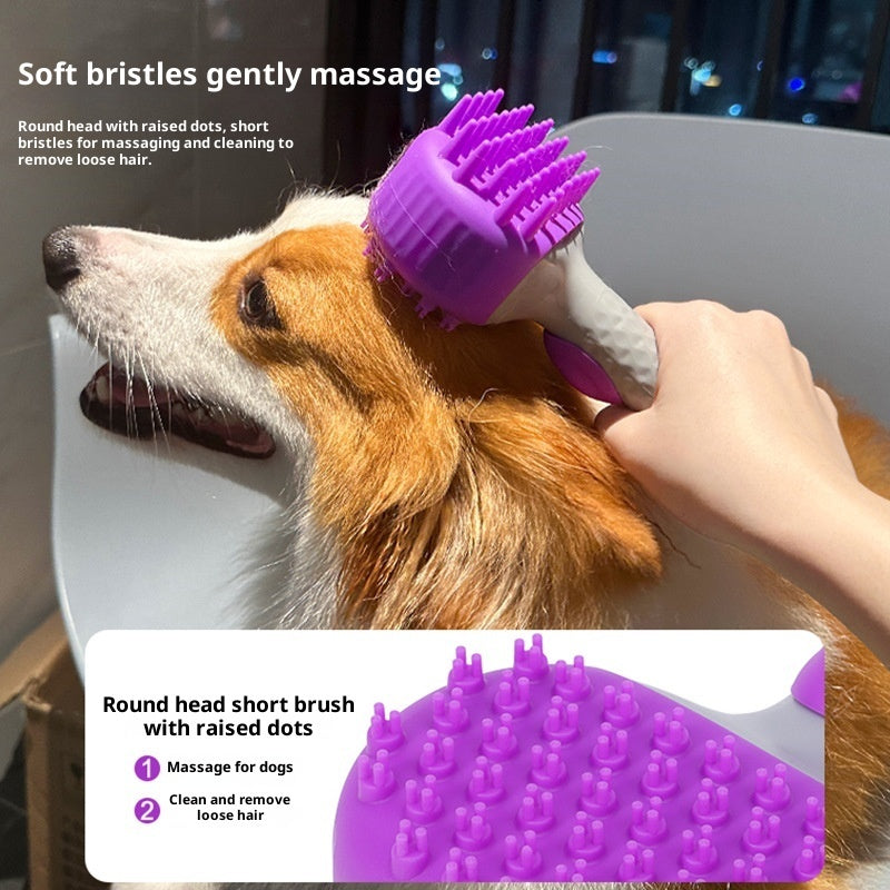 Pet Shower Brush Floating Bath Hair Cleaning Tool