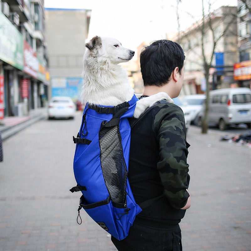 Double Shoulder Pet Backpack Carrier Portable Travel Bag