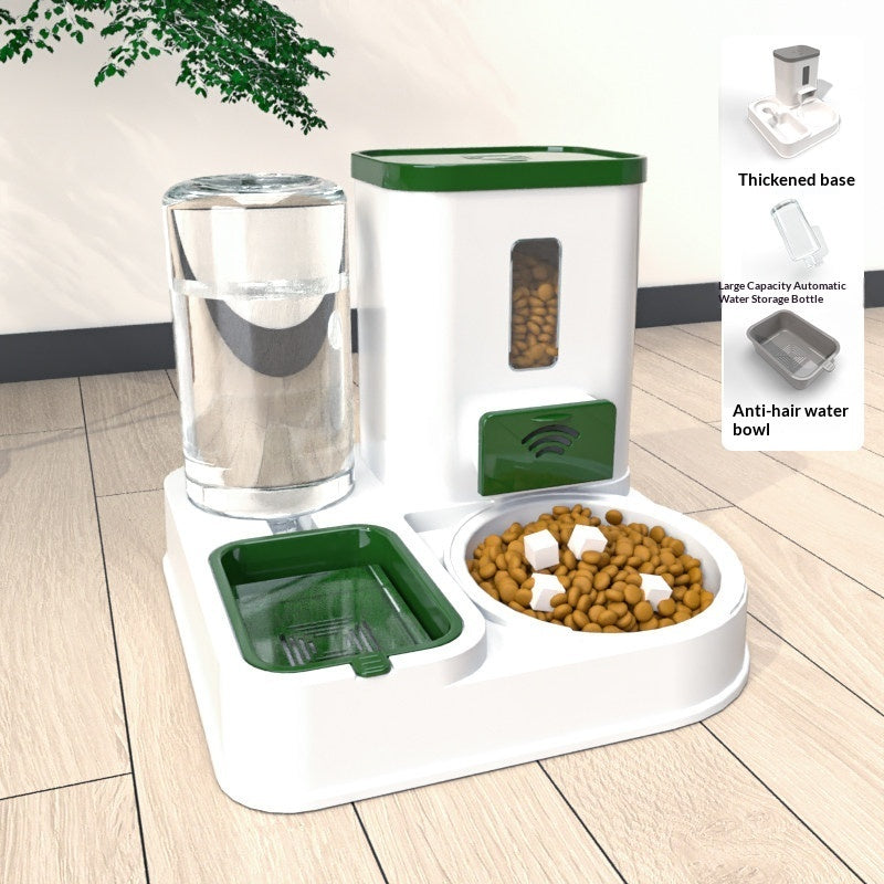 Pet Feeding And Drinking Bowl Station System