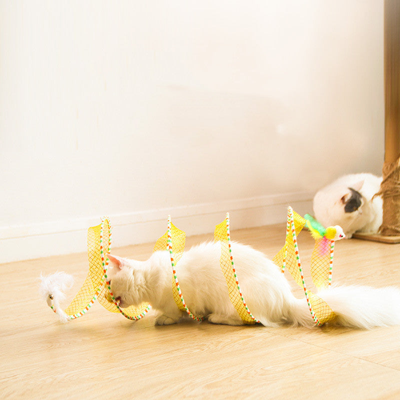 Foldable Storage Pet Tunnel Interactive Play Toy