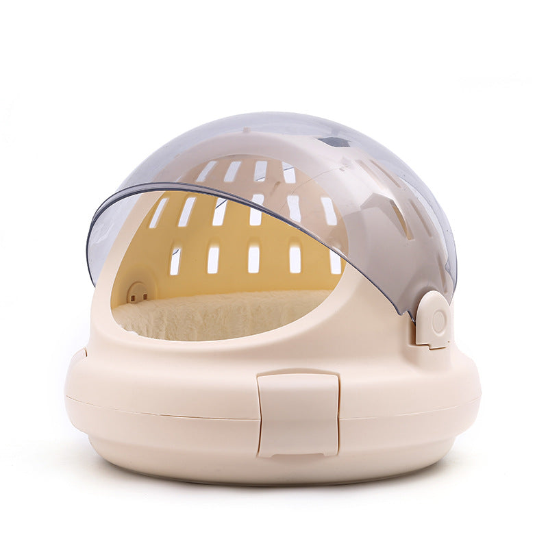Space Capsule Pet Carrier With Panoramic View Cushion Bag