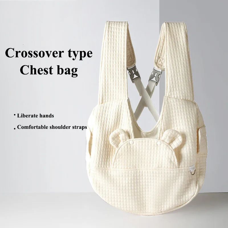 Breathable Pet Backpack Carrier Cross Chest Design For Travel