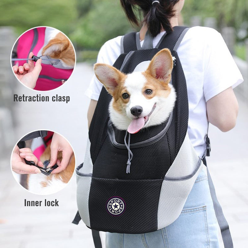 Portable Outdoor Pet Backpack Carrier For Travel And Hiking