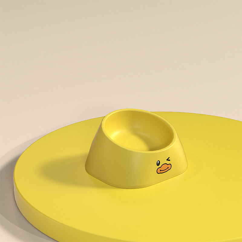 Stainless Steel Tilted Pet Bowl Durable Anti Slip Feeding