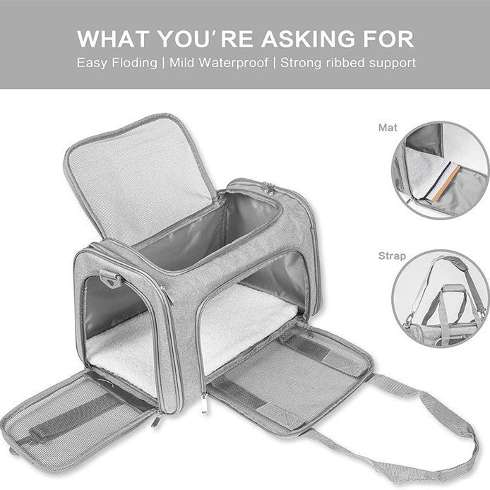 Portable Foldable Hand Held Pet Carrier Bag