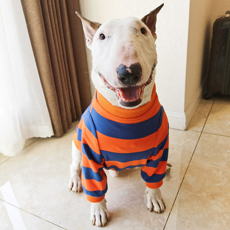 Cute Striped Pet T Shirt Fashion Apparel