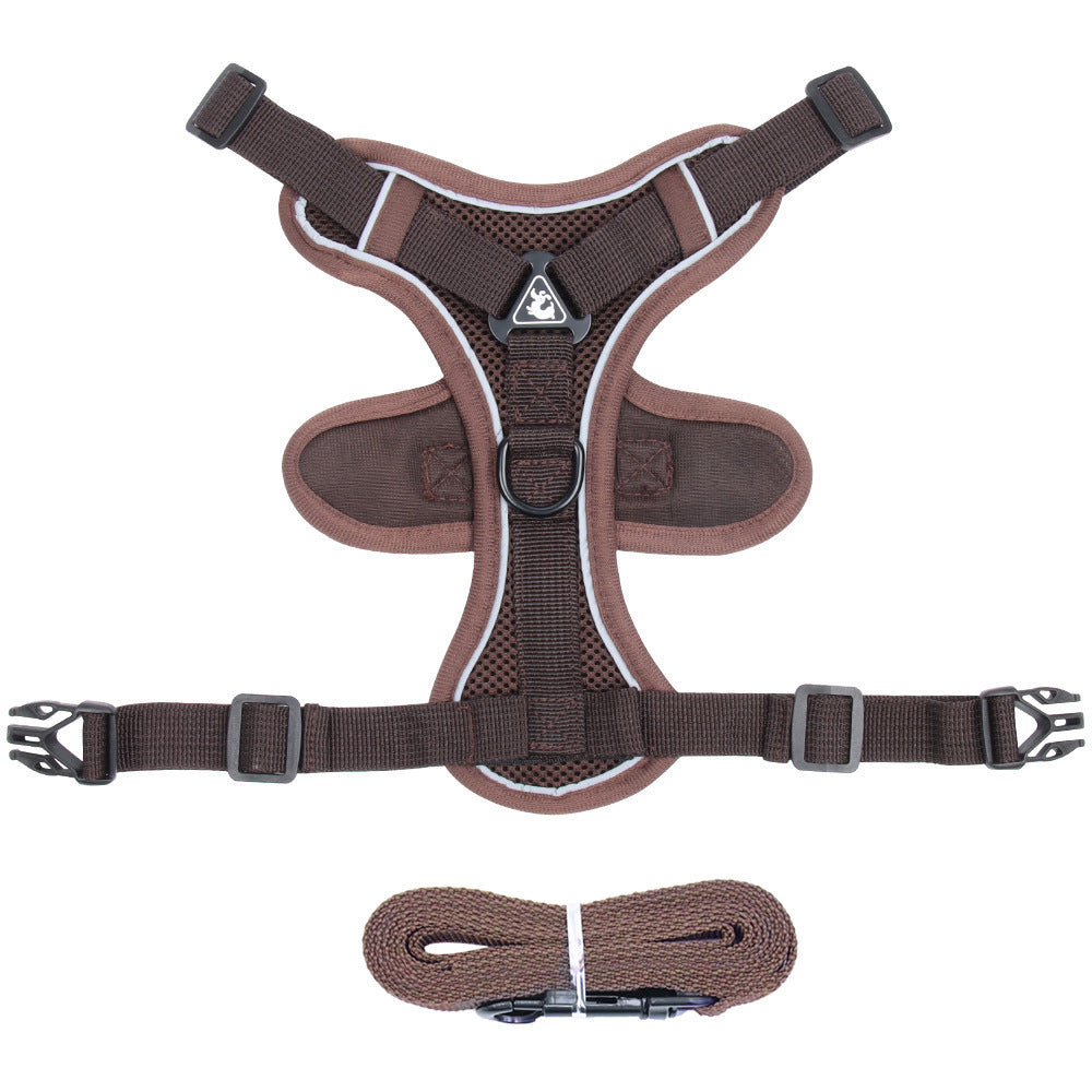 New Pet Harness Vest Chest Strap With Leash Set