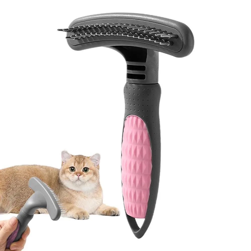 Cute Pet Grooming Comb For Hair Removal And Shedding