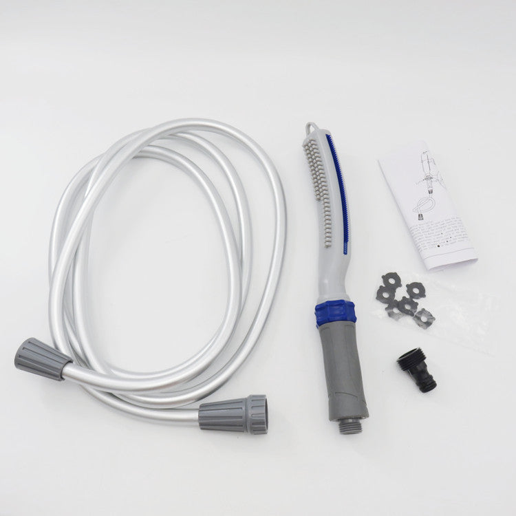 Pet Bath Brush With Water Hose Grooming Tool