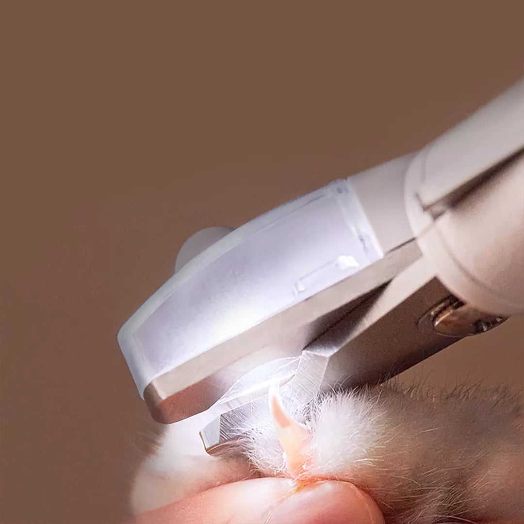 Professional Pet Nail Clipper With LED Light Trimmer
