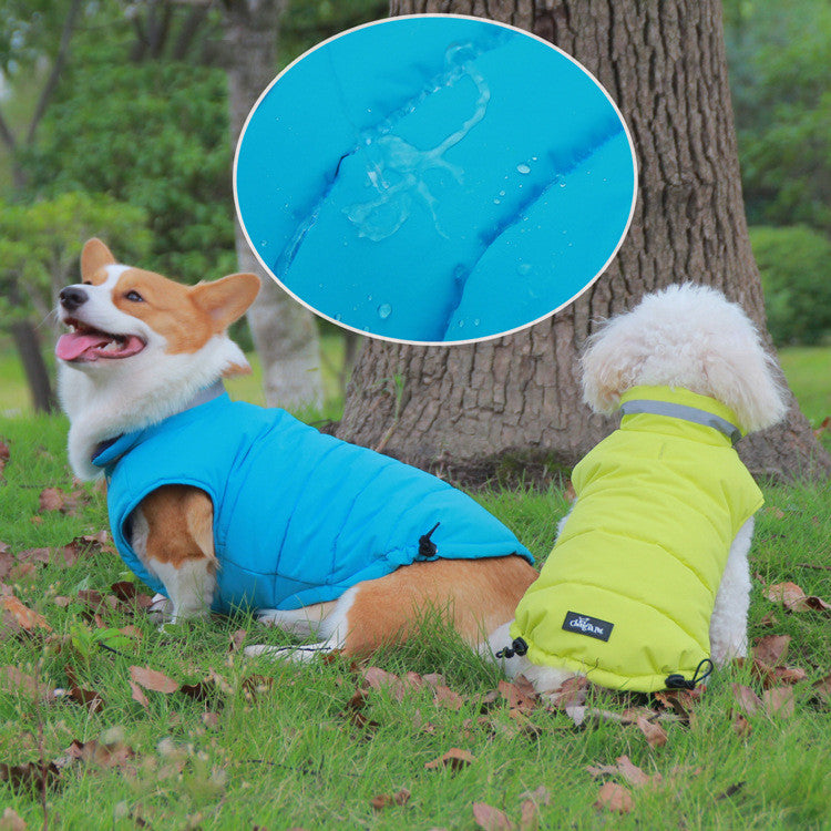 Pet Thick Waterproof Reflective Outdoor Jacket Apparel