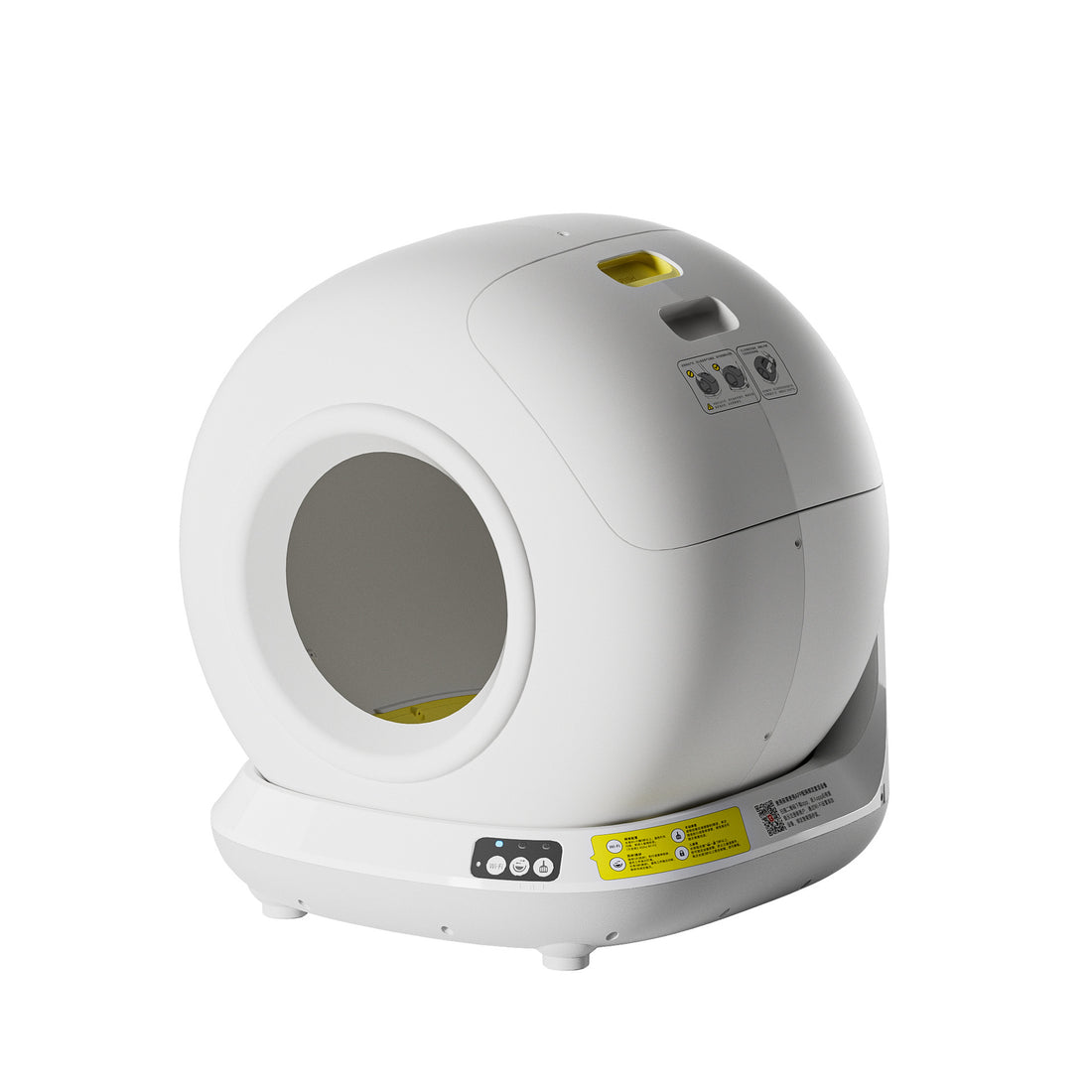 Fully Enclosed Self-Cleaning Litter Box With Large Tray
