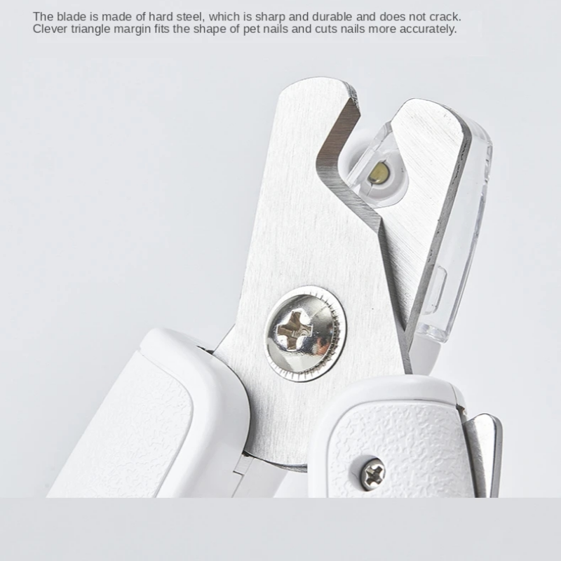 Professional Pet Nail Clipper With LED Light Trimmer