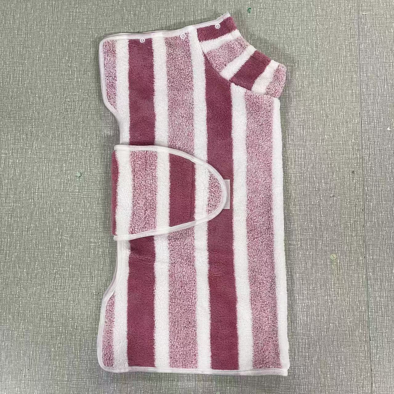 Pet Bath Robe Absorbent Drying Apparel Towel