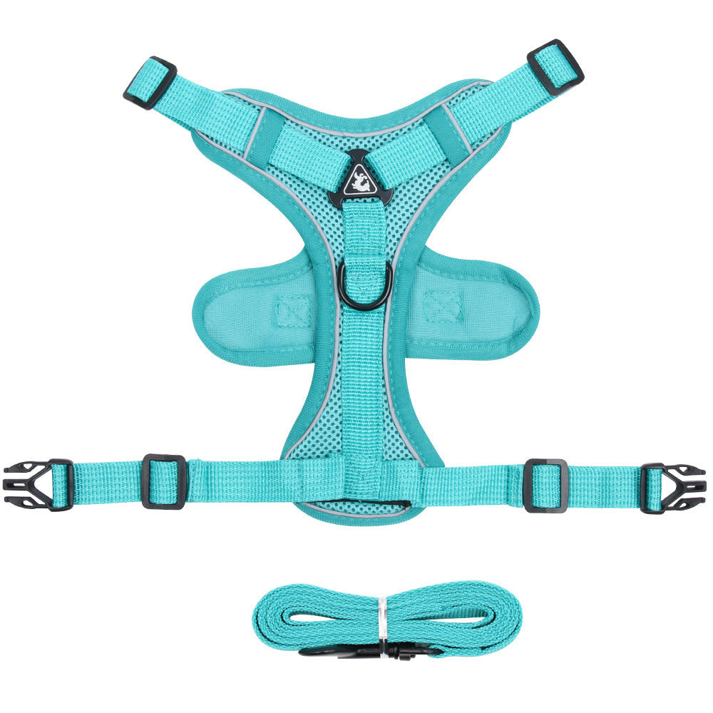 New Pet Harness Vest Chest Strap With Leash Set