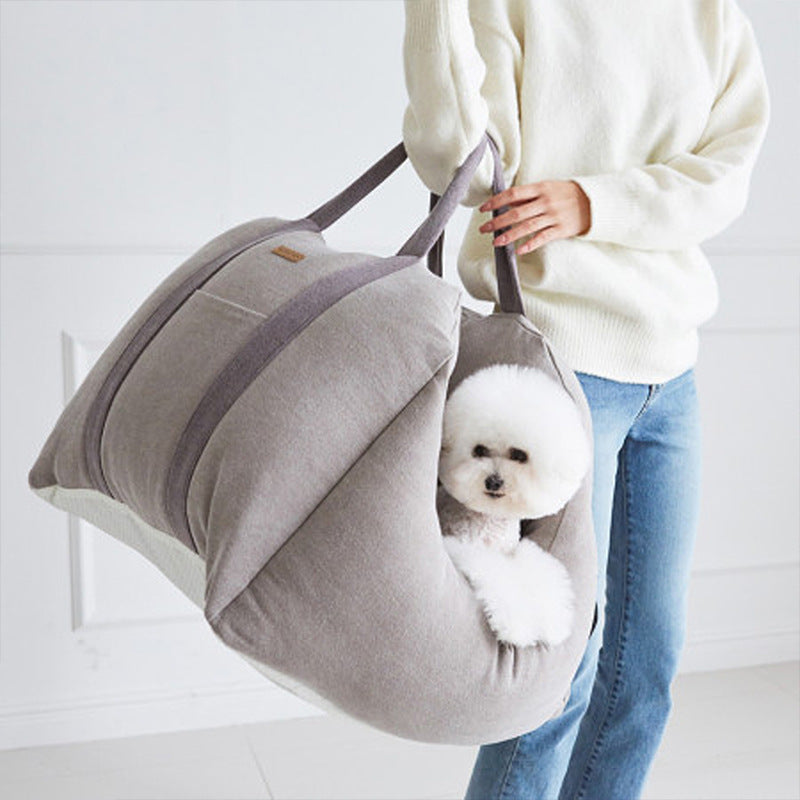 Waterproof Pet Car Seat Carrier Basket Breathable Safety Bag