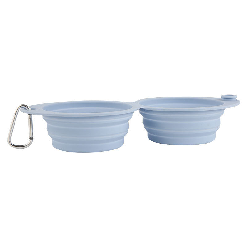Foldable Silicone Pet Portable Feeding Bowl Outdoor Use