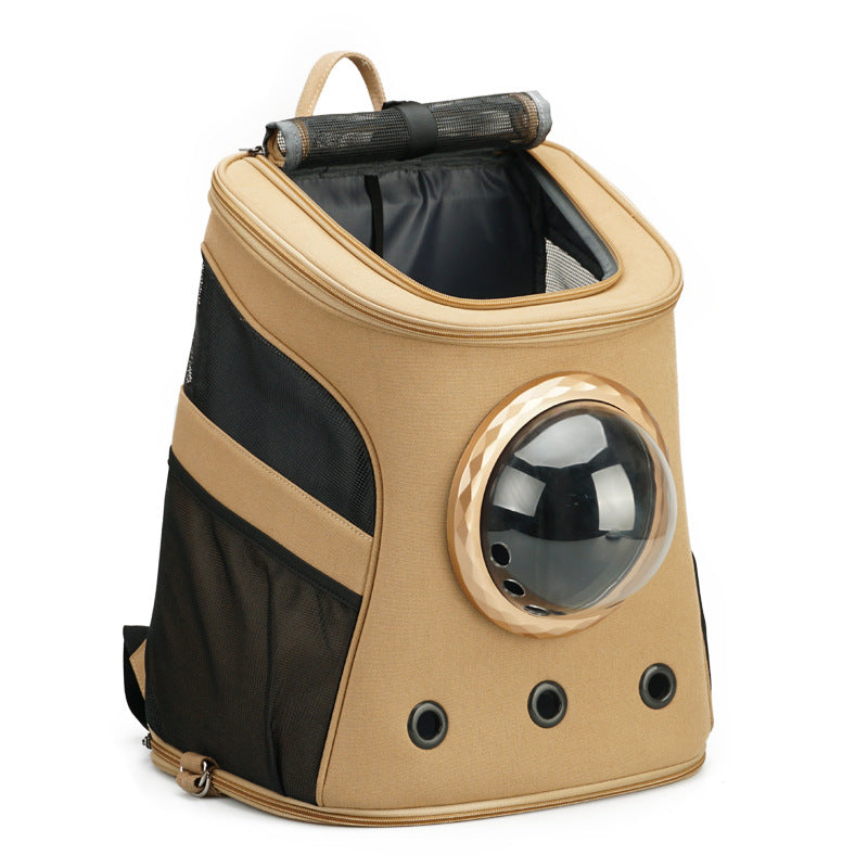 Portable Backpack Style Pet Carrier Bag For Medium Pet